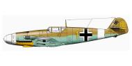 Asisbiz Messerschmitt Bf 109F4Trop 3.JG27 Yellow 1 Gerhard Homuth WNr 8580 Martuba Apr 1942 0A