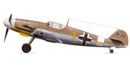 Asisbiz Messerschmitt Bf 109F4Trop 6.JG27 Yellow 1 Rudolf Rudi Sinner Tmimi Jun 1942 0A