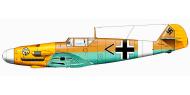 Asisbiz Messerschmitt Bf 109F4Trop Stab I.JG27 Gazala 1941 0A