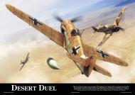 Asisbiz Artwork by aviationclassics titled Desert Duel 0A