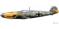 Asisbiz Messerschmitt Bf 109F2 Stab JG51 Stkz SG+GW Werner Molders St Inglevert France Oct 1940 Claes Sundin 0A