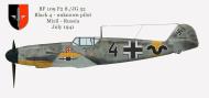 Asisbiz Messerschmitt Bf 109F2 8.JG52 Black 4 unknown pilot Mizil Russia July 1941 0A