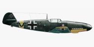 Asisbiz Messerschmitt Bf 109F4 8.JG52 Black 1 Gunther Rall WNr 7308 crash landed Russia 28th Nov 1941 0B