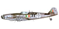 Asisbiz Messerschmitt Bf 109G10 Erla ANR 2Gr1Sqn Black 11 Loris Baldi Pordeuone 1945 0A