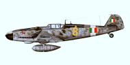 Asisbiz Messerschmitt Bf 109G6 ANR 2Gruppo 2Sqa Yellow 8 Cascina Vaga Jun 1944 0B
