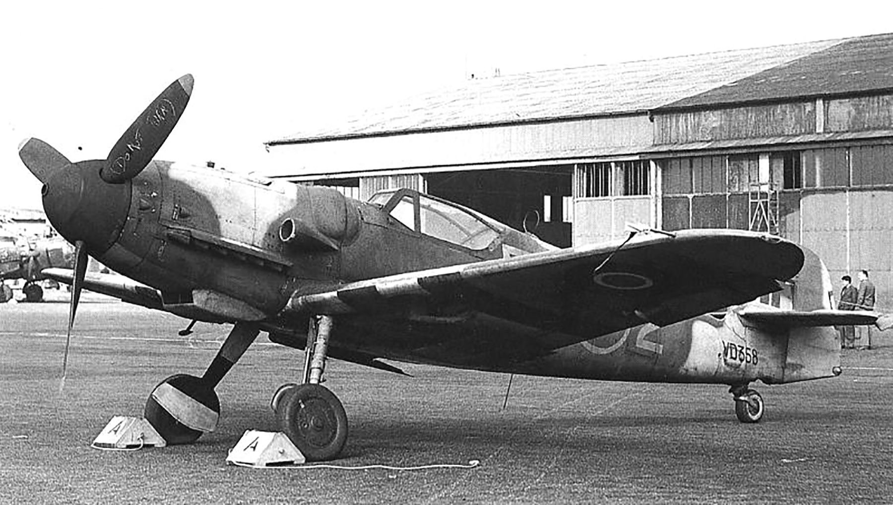 Asisbiz Messerschmitt Bf 109G14U4 Erla captured RAF EA 2 YD358 ...