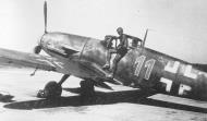 Asisbiz Messerschmitt Bf 109G2 4.EJGr West Blue 11 HILDE Heinz Schmidt Cazaux 1943 02