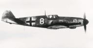 Asisbiz Messerschmitt Bf 109G1 7.JG1 White 8 on patrol 01