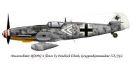 Asisbiz Messerschmitt Bf 109G6R3R6 Erla Stab JG1 Friedrich Eberle Leeuwarden Holland 1943 0A