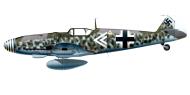 Asisbiz Messerschmitt Bf 109G6R3R6 Erla Stab JG1 Friedrich Eberle Leeuwarden Holland 1943 0C