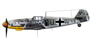 Asisbiz Messerschmitt Bf 109G6R6 8.JG1 Black 10 Joachim Gohre WNr 15458 April 1944 0A