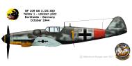 Asisbiz Messerschmitt Bf 109G6 3.JG300 Yellow 1 Borkheide Germany 1944 0A