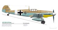 Asisbiz Messerschmitt Bf 109G2Trop 8.JG77 Black 6 Heinz Ludemann WNr 10639 Gambut Libya Nov 1942 0E