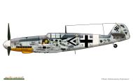 Asisbiz Messerschmitt Bf 109G2Trop Stab I.JG77 Heinz Bar Comiso airfield Italy Sept 1942 0A