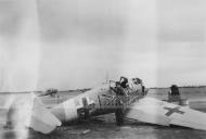 Asisbiz Messerschmitt Bf 109G2Trop Stab I.JG77 airframe abandoned Castel Benito Jan 1943 ebay1