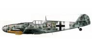 Asisbiz Messerschmitt Bf 109G6Trop 9.JG77 Yellow 13 Chilivani Sardinia 1943 0A