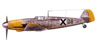 Asisbiz Messerschmitt Bf 109G2 RBuAF 682e escadrille 3.6 groupe Black 28 Stoyan Stoyanaov Karlovo 1943 0A