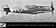 Asisbiz Messerschmitt Bf 109G6 Erla RBuAF 3.6 Orljak White 7 Stoyan Stoyanov Kdr over Bulgaria early 1944 01