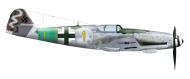 Asisbiz Messerschmitt Bf 109K4 9.JG27 Yellow 1 bar Bad Aibling Germany Apr 1945 0A