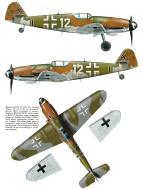 Asisbiz Messerschmitt Bf 109K4 9.JG3 White 12 Pasewalk March 1945 0A