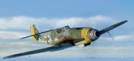 Asisbiz Messerschmitt Bf 109K4 1.JG52 Blue 18 IL2 Battle of Bodenplatte graphic rendition 03