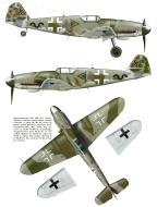 Asisbiz Messerschmitt Bf 109K4 Stab III.JG52 Adolf Borchers WNr 335xxx Deutsch Brod Czechhoslovakia May 1945 0A