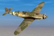 Asisbiz Messerschmitt Bf 109K4 11.JG77 Yellow 10 Heinrich Hackler IL2 Battle of Bodenplatte graphic rendition 03