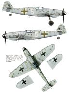 Asisbiz Messerschmitt Bf 109K4 1.NJG11 White 5 Leck Nordfriesland Germany May 1945 0A