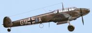 Asisbiz Messerschmitt Bf 110C Zerstorer Geschwader Stab NJG1 G9+AA Deelen Arnhem 1942 0A