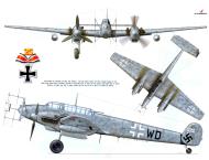 Asisbiz Messerschmitt Bf 110G4 Zerstorer Stab III.NJG1 G9+WD Martin Drewes Germany 1944 0A