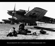 Asisbiz Messerschmitt Bf 110C Zerstorer 11.ZG26 3U+xV Mediterranean early 1941 01