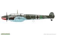 Asisbiz Messerschmitt Bf 110C Zerstorer Stab II.ZG76 M8+AC WNr 3602 Erich Groth Sep 1940 0A