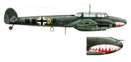 Asisbiz Messerschmitt Bf 110C4 Zerstorer 6.ZG76 M8+DP France 1940 0A