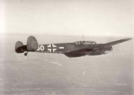 Asisbiz Messerschmitt Bf 110E3 Zerstorer 4.ZS2 White 60 over Neubiberg Jul 194o ebay 01