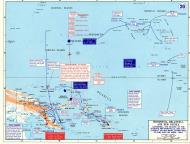 Asisbiz Artwork showing a map of Papua New Guinea 1943 1944 0A