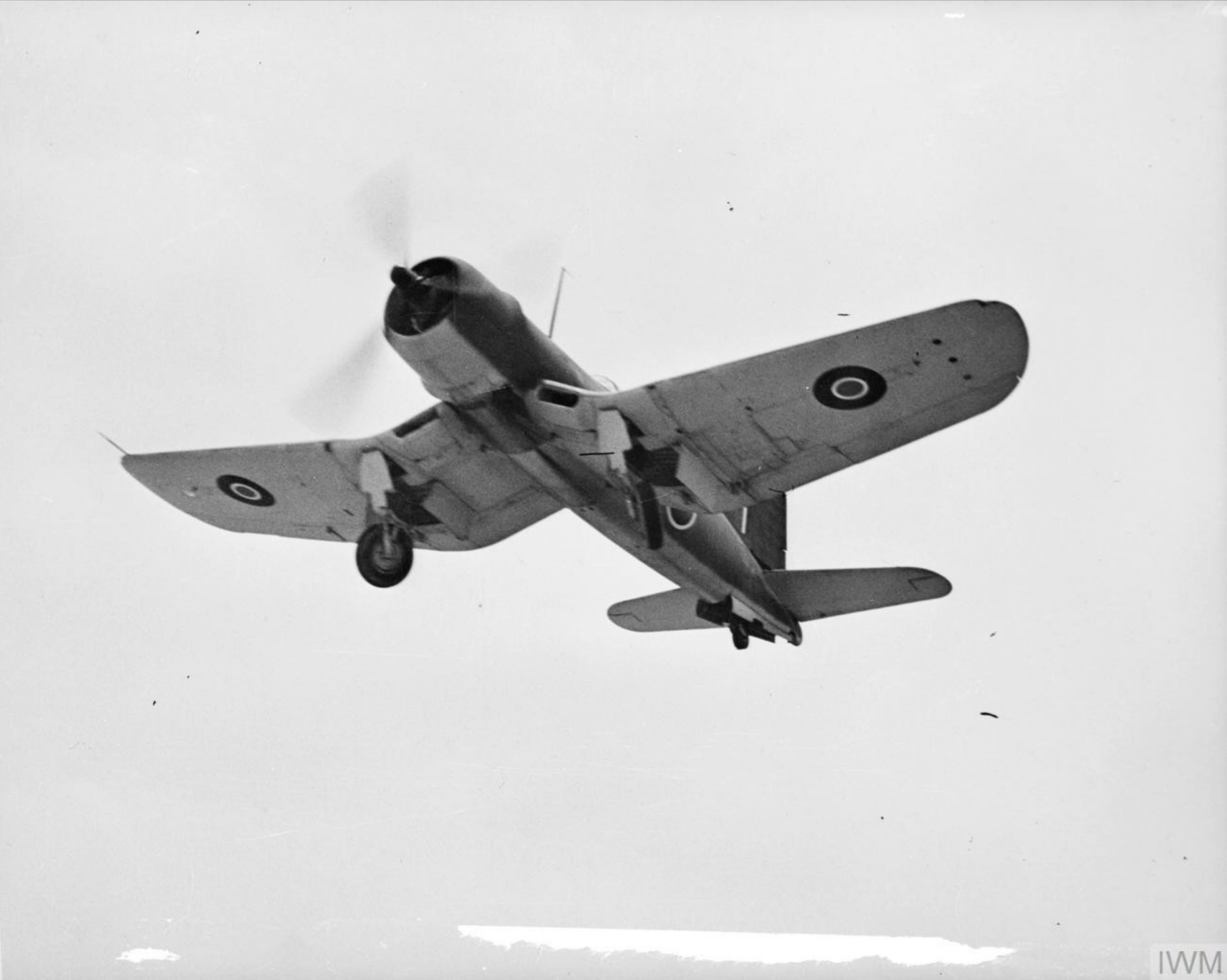 Asisbiz Fleet Air Arm Corsair Mkii Taking Off From Roosevelt Field New York Usa October Iwm