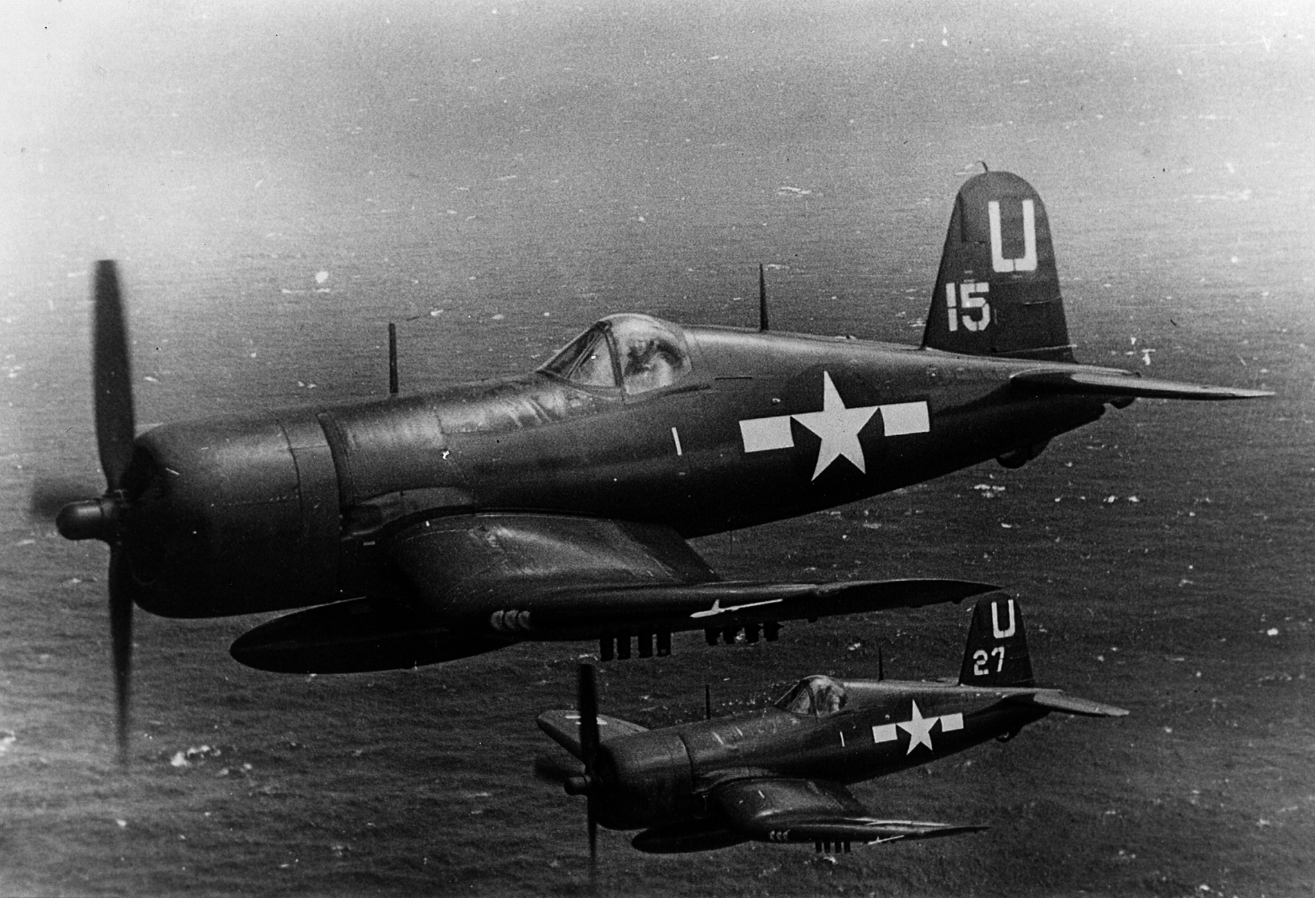 Asisbiz Vought F U Corsair Vbf White U And U Off Cv Uss