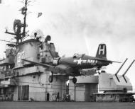 Asisbiz Vought F U Corsair Vf Landing Accident Photo Series Uss