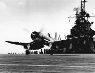 Asisbiz Vought F4U 1A Corsair VF 17 White 24 taking off 01