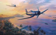 Asisbiz Vought F4U 1A Corsair VF 17 White 29 artwork 0A