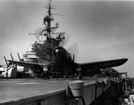 Asisbiz Vought F4U 4 Corsair VF 192 White B208 preparing to lunch CV 37 USS Princeton off Korea c 1950 01