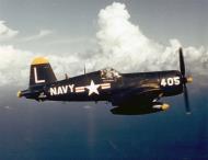 Asisbiz Vought F4U 4 Corsairs VA 74 White L405 BuNo 82034 CVG 7 CVA 20 USS Bennington Mediterranean Oct 1953 01