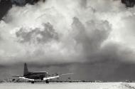 Asisbiz Douglas C 54 Skymaster landing at Kwajalein Atoll Marshall Islands 1945 01