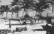 Asisbiz Goodyear FG 1D Corsair VMF 155 White 152 at Majuro Atoll Marshall Islands Aug 1944 02