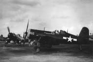 Asisbiz Goodyear FG 1D Corsair VMF 155 White 155 1000 lbs bomb at Kwajalein Atoll Marshall Islands 1945 02