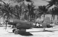 Asisbiz Goodyear FG 1D Corsair VMF 155 White 160 mission ready at Kwajalein Atoll Marshall Islands 1945 01