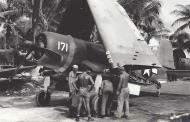 Asisbiz Goodyear FG 1D Corsair VMF 155 White 171 at Majuro Marshall Islands 1944 01