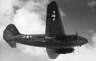 Asisbiz Transport aircraft Curtiss C 46 Commando White 47 landing at Kwajalein Atoll Marshall Islands 1945 01