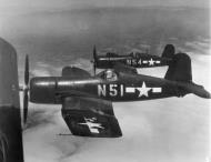 Asisbiz Vought F4U 1D Corsair VMO 155 White N51 being flown by John Glenn over California 1943 01