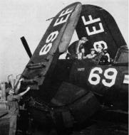 Asisbiz Vought F4U 4B Corsair VMF 213 Yellow EF69 being serviced MC Air Station El Toro California CA 1947 01